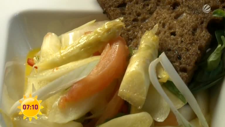 Karamellisierter Spargelsalat